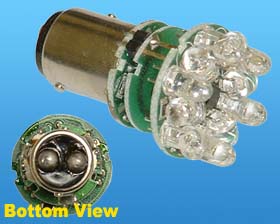 12 RED LED 12V AUTO BULB